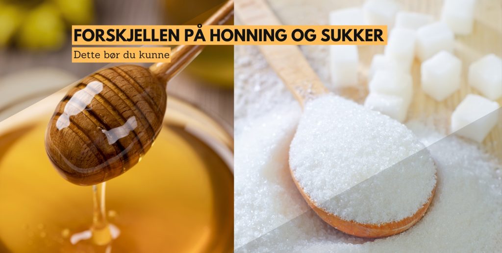 forskjellen på honning og sukker