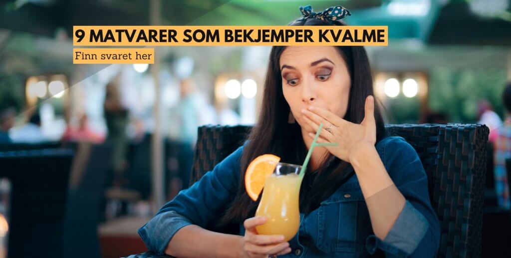 matvarer som bekjemper mot kvalme, mat som hjelper mot kvalme