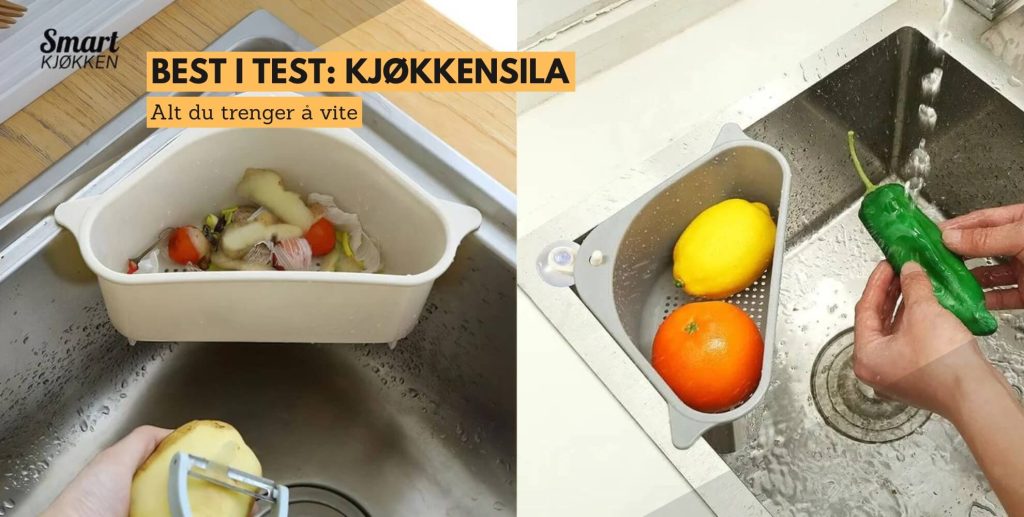 Bilde av kjøkkensil fra smartkjøkken, med tekst: Best i test, kjøkkensila, alt du trenger å vite